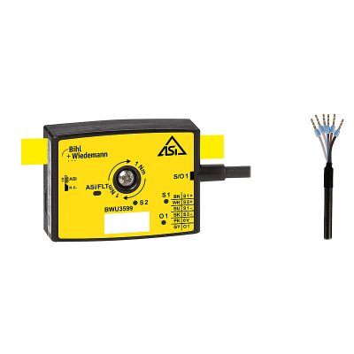Bihl+Wiedemann BWU3599 Active Distributor ASi Safety, IP67, 1SI/1O