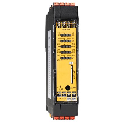 Bihl+Wiedemann BWU3428 ASi Safety I/O Module, IP20, 8SI/1SO