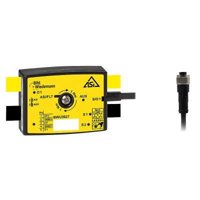 Bihl+Wiedemann BWU3627 Active Distributor ASi Safety, IP67, 1SI/1O