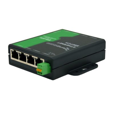 Brainboxes SW-008 8 Port Unmanaged Ethernet Switch Wall Mountable