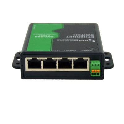 Brainboxes SW-008 8 Port Unmanaged Ethernet Switch Wall Mountable