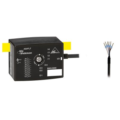 Bihl+Wiedemann BWU3606 Active Distributor ASi, IP67, 4I/4O