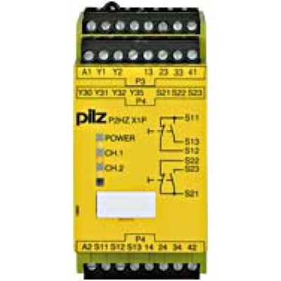 PILZ 777340 P2HZ X1P 24VDC 3n/o 1n/c 2so