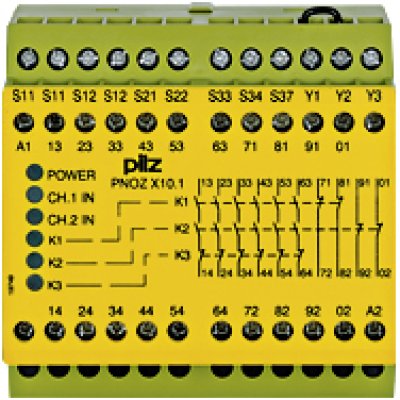 PILZ 774749 PNOZ X10.1 24VDC 6n/o 4n/c 6LED