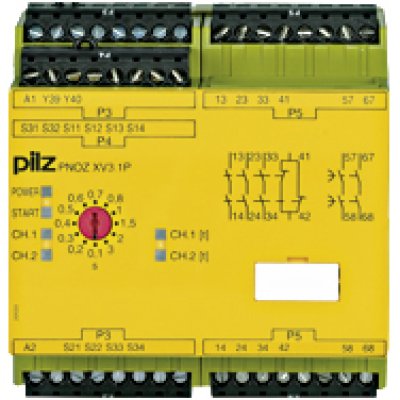 PILZ 777522 PNOZ XV3.1P 3/24VDC 3n/o 1n/c 2n/o t