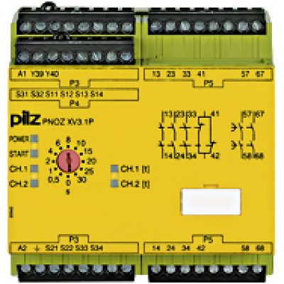 PILZ 777530 PNOZ XV3.1P 30/24-240VACDC 3no 1nc 2no t