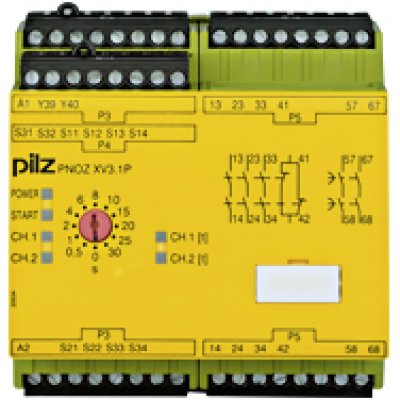 PILZ 777520 PNOZ XV3.1P 30/24VDC 3n/o 1n/c 2n/o t