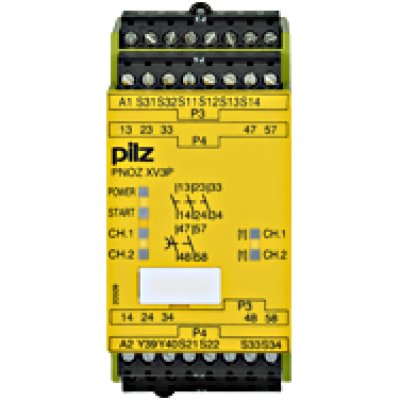 PILZ 777514 PNOZ XV3P 0.5/24VDC 3n/o 2n/o t fix