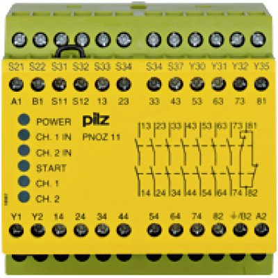 PILZ 774085 PNOZ 11 110-120VAC 24VDC 7n/o 1n/c