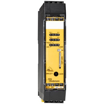 Bihl+Wiedemann BWU3271 ASi Safety Thermocouple Module, IP20, 1SI