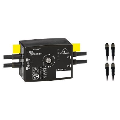 Bihl+Wiedemann BWU3633 Active Distributor ASi, IP67, 4I