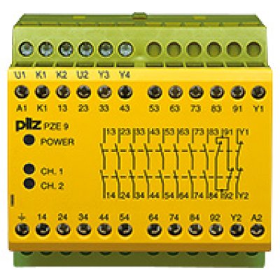 PILZ 774150 PZE 9 24VDC 8n/o 1n/c