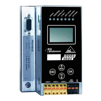 Bihl+Wiedemann BWU2234 ASi-3 PROFIBUS Gateway in Stainless Steel, 2 masters