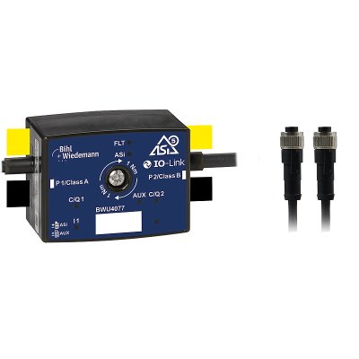 Bihl+Wiedemann BWU4077 Active Distributor ASi-5/IO-Link Master with 2 Ports, IP67, M12