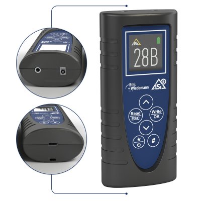 Bihl+Wiedemann BW4712 ASi-3 Addressing Cable, Barrel Plug to Barrel Plug, 1.5 m