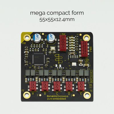 Brainboxes PE-508 Pure Embedded Industrial 8 Port 10/100 Ethernet Switch - Brainboxes PE-508 Pure Embedded Industrial 8 Port 10/100 Ethernet Switch