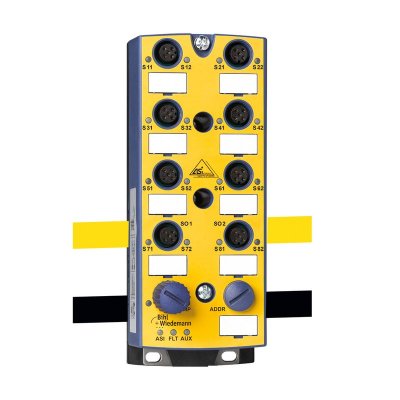 Bihl+Wiedemann BWU3490 Bezpečnostní I/O modul ASi, IP67, M12, 6-8SI/2SO/16I/16O