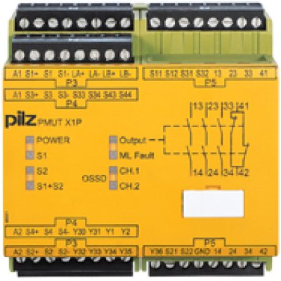 PILZ 778010 PMUT X1P 24VDC 3n/o 1n/c 5so