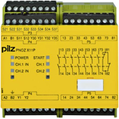 PILZ 777086 PNOZ X11P 230-240VAC 24VDC 7n/o 1n/c 2so