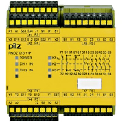 PILZ 787750 PNOZ X10.11P C 24VDC 6n/o 4n/c 6LED