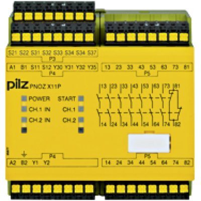 PILZ 787086 PNOZ X11P C 230-240VAC 7n/o 1n/c 2so