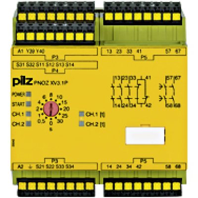 PILZ 787530 PNOZ XV3.1P C 30/24-240VACDC 3no 1nc 2no