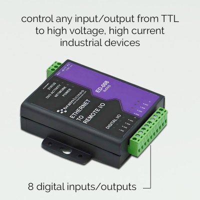 Brainboxes ED-008 Ethernet to 8 Digital IO Ports