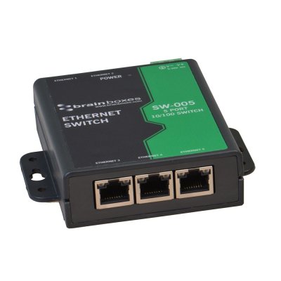 Brainboxes SW-005 10/100MBps Ethernet 5 Port Switch