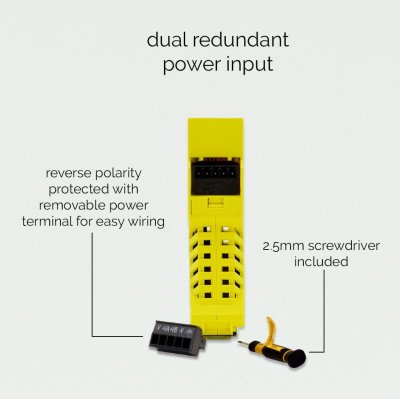 Brainboxes SW-504 Industrial 10/100MBps Ethernet 4 Port Switch