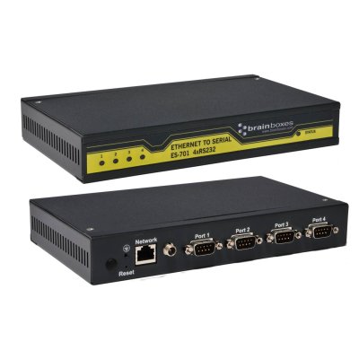 Brainboxes ES-701 Ethernet 4 Port RS232