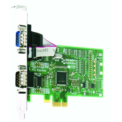 Brainboxes PX-257 PCIe 2xRS232 1MBaud