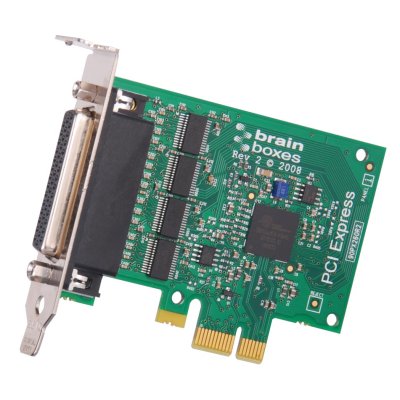 Brainboxes PX-260 LP PCIe 4xRS232 1MBaud