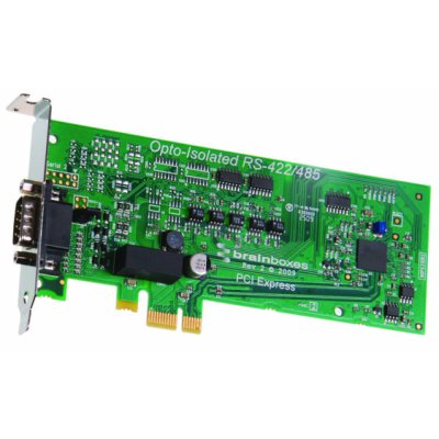 Brainboxes PX-376 LP PCIe 1xRS422/485 1MBaud Opto Isolated