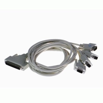 Brainboxes CC-060 Quad Cable 37 Way D to 4x9 Pin