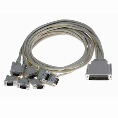 Brainboxes CC-093 Lynx Cable 78 Way D to 8x9 Pin