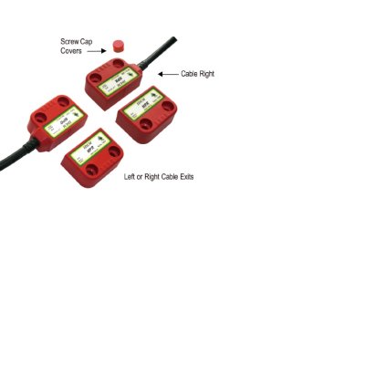 Idem Safety  114021 MPR QC M8 4pin '2NC' Connector Left