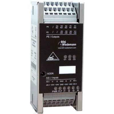 Bihl+Wiedemann BW1808 Digitalmodul AS-i in Edelstahl, IP20
