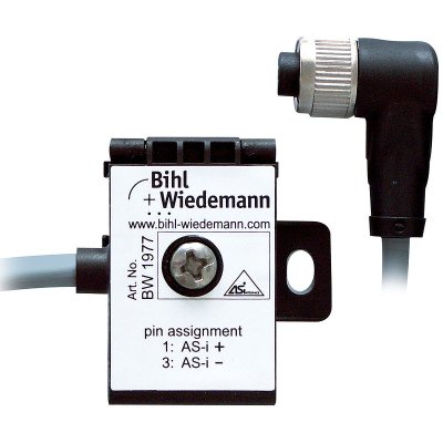 Bihl+Wiedemann BW1977 Passivverteiler AS-i auf M12, 2 m Leitung