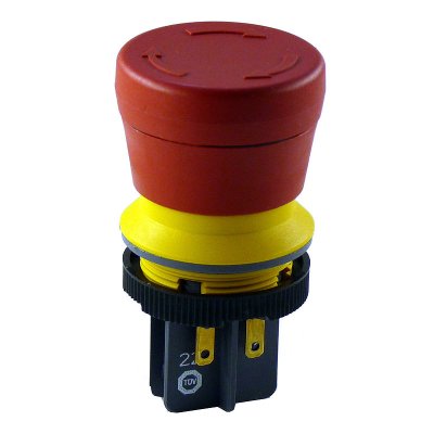 Bihl+Wiedemann BW2527 E-STOP Button, plug-in-shoe connection