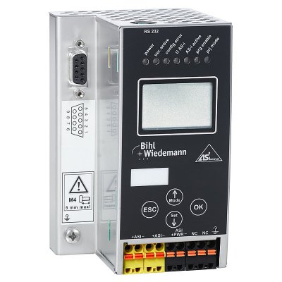 Bihl+Wiedemann BWU1641 AS-i 3.0 Modbus-Gateway in Edelstahl