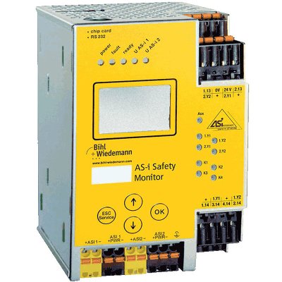 Bihl+Wiedemann BWU2000 AS-i Safety Monitor in Edelstahl