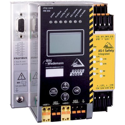 Bihl+Wiedemann BWU2214 AS-i 3.0 Gateways, PROFIsafe über PROFIBUS