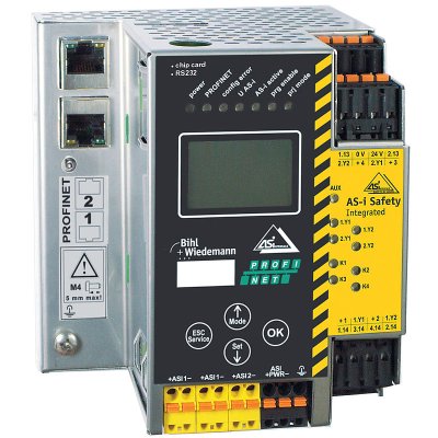 Bihl+Wiedemann BWU2237 AS-i 3.0 PROFINET-Gateways mit integriertem Sic