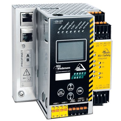 Bihl+Wiedemann BWU2307 AS-i 3.0 PROFINET-Gateways mit integriertem Sic