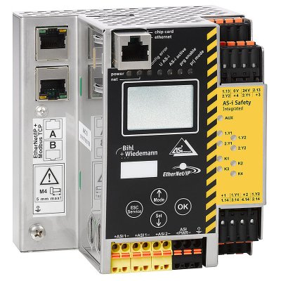 Bihl+Wiedemann BWU2579 AS-i 3.0 EtherNet/IP + Modbus TCP-Gateways mit