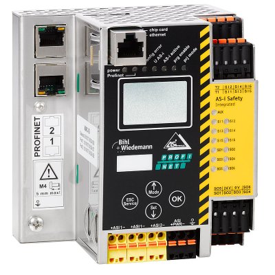 Bihl+Wiedemann BWU2828 AS-i 3.0 PROFINET-Gateway mit integriertem Sich