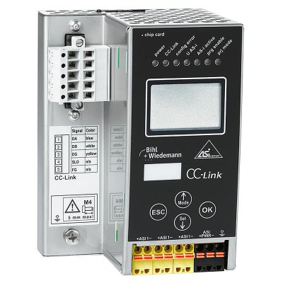 Bihl+Wiedemann BWU3051 24 Volt AS-i 3.0 CC-Link Gateway in Edelstahl