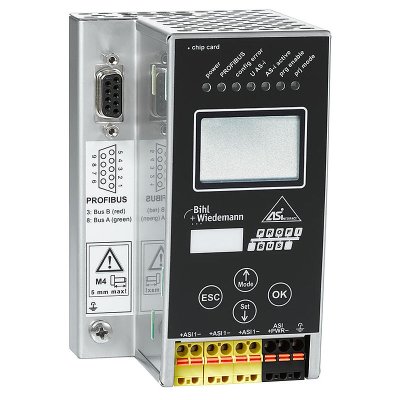 Bihl+Wiedemann BWU3053 24 Volt AS-i 3.0 PROFIBUS-Gateway in Edelstahl