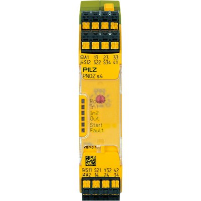 PILZ 751184 PNOZ s4 C 24VDC 3 n/o 1 n/c coated