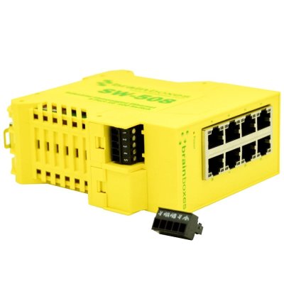 Brainboxes SW-508 Industrial Unmanaged Ethernet Switch 8 Ports